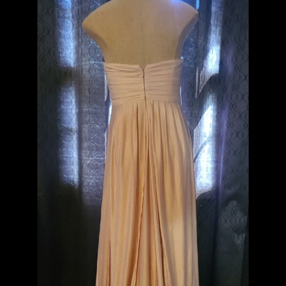 Jenny Yoo Floor Length Strapless Dress - Picture 2 of 3